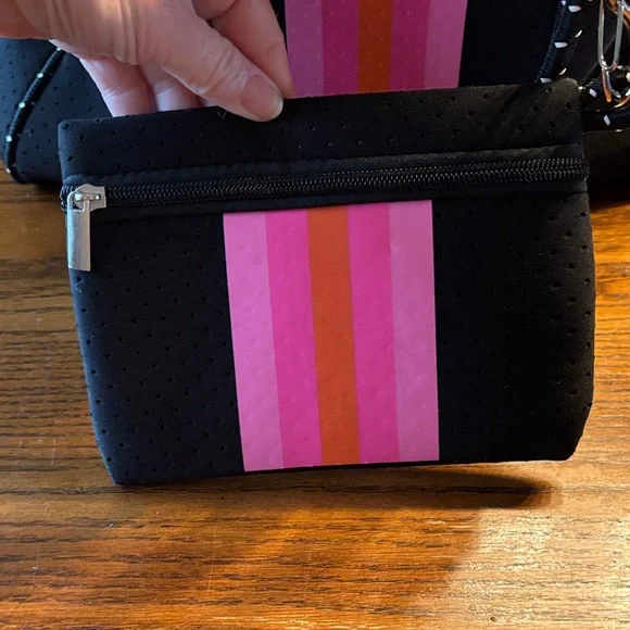 Parker & Hyde Black and Pink Tote Bag - Picture 10 of 12
